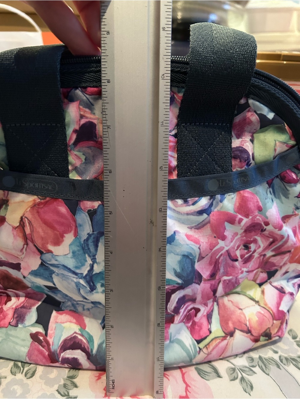 Lesportsac Floral Crossbody Bag - Pink Multi - Picture 9 of 9